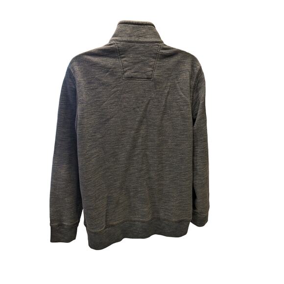 GH Bass Sweater Mens Size XL Sherpa Lined Pullover Gray Long Sleeve Pockets - Picture 8 of 9